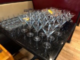 Assorted Martini Glasses, Assorted Whiskey Glasses