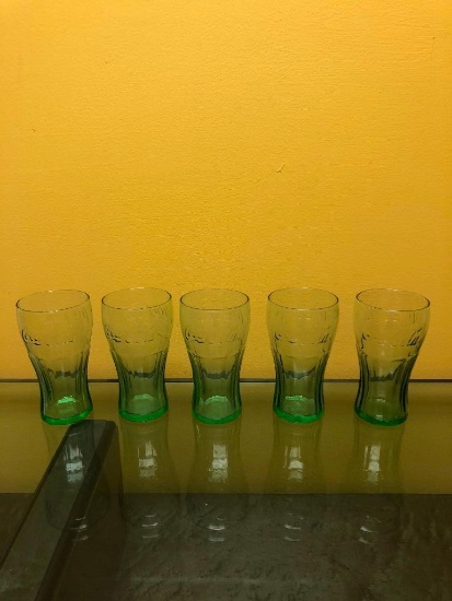 Set of Five CocaCola Glasses