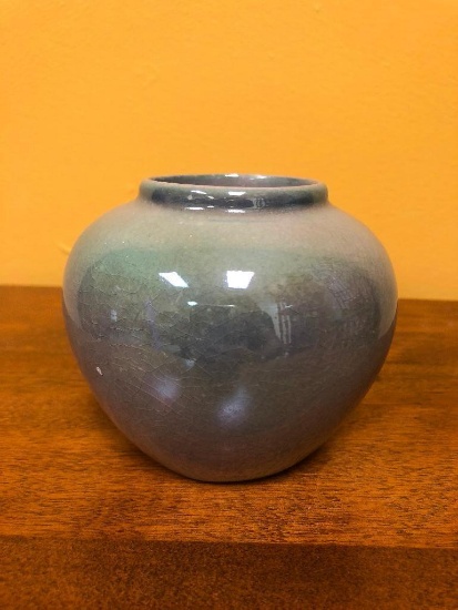 Original Weller Pottery 4" Vase, Great Color!