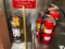 Lot of 4 Fire Extinguishers - (1) Ansul Wet Chemical Stainless Steel, (3) Amerex Dry Chemical
