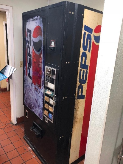 Dixie-Narco Inc. Pepsi Vending Machine 36"W x 26"D x 80"H
