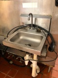 Advance Tabco Stainless Steel Hand Sink w/ Goose Neck Faucet