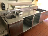 Stainless Steel NSF Sink/Prep Counter