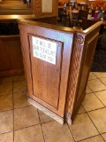 Wooden Hostess Stand 42