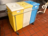 NSF 3 Compartment Ingredient Bin on Casters