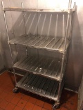 NSF Rolling Stainless Steel Shelving Unit 36