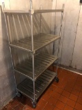 NSF Rolling Stainless Steel Shelving Unit 36