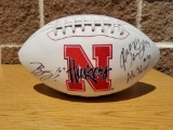 Nebraska Cornhuskers, Multiple Football Players, Signed Football