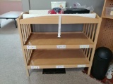 Wooden Changing Table w/ 2 Bottom Shleves