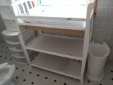 White Changing Table w/ 2 Bottom Shelves