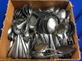 Huge Group of 200+ Seven Inch+ 18/10 Stainless Steel Spoons