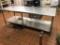 Stainless Steel Prep Table w/ Undershelf 32in x 36in x 92in