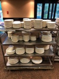 Restaurant China, Syracuse Brand, Ivory/White, Over 300 Pieces