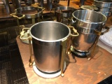 Four Catering Ice Bucket Stands, 2 Buckets