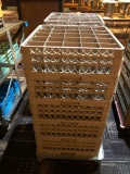 5 Racks of Stemmed Water Glasses, 250+ Glasses, Plus Dolly