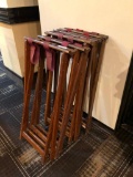 Lot of 5 Tray Stands