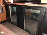 True Model: TBB-3G, Double Glass Door Back Bar Cooler