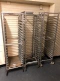 Lot of 3 Sheet Pan Racks