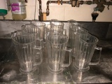 Lot of Nine Plastic NSF Beer or Water Pitchers