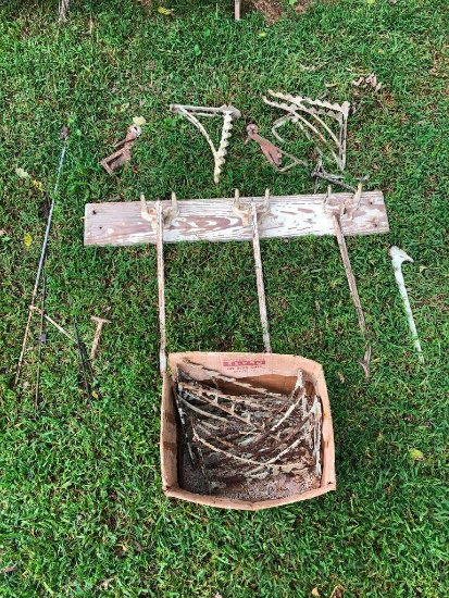 Hardware Store Brackets, Iron, Hangers, Misc.