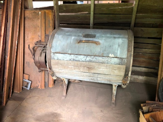 Primitive Industrial Washing Machine, Troy Laundry Machine Co. LTD Size No. 24 x 32