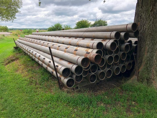 Aluminum Irrigation Pipe, 8in., 30 Feet, Approx. 60 Total Pipes