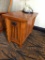 Mission Lodge Style Wood End Table, Solid Wood w/ Door 23in tall, 27in long, 18in wide