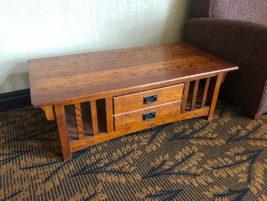 Mission Lodge Style Coffee Table, 24in x 48in