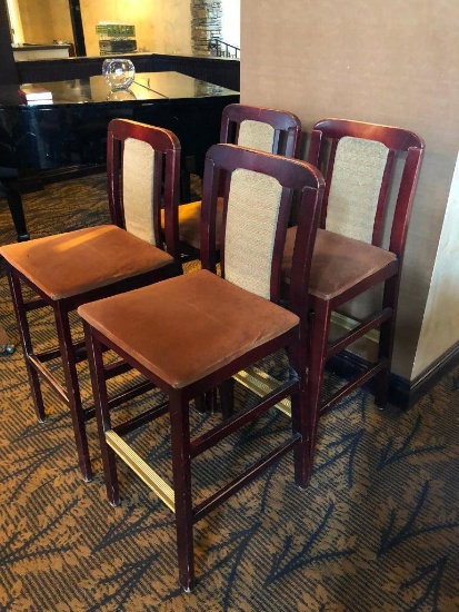 Lot of 4 Bar Stools