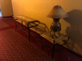 Lot of 3 (2) Tables & Lamp