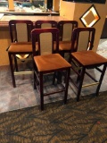 Lot of 5 Bar Stools