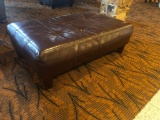 Leather Ottoman 50