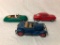 Lot of 3 Wind Up Cars