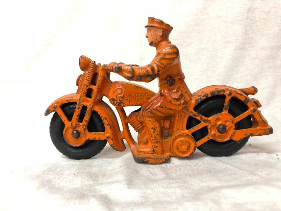 Hubley Cast Iron Motorcycle