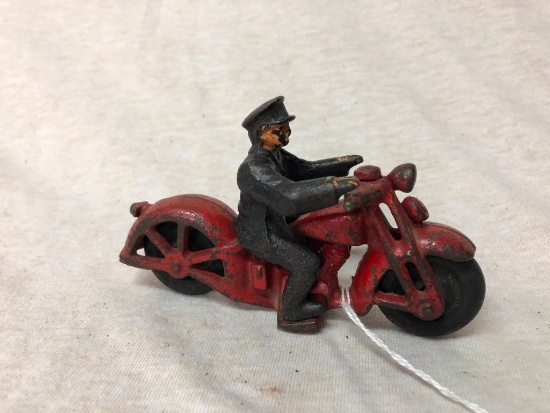 Hubley Cast Iron Motorcycle