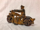 Hubley 1929 Cast Iron Harley-Davidson Motorcycle 5.5 inches