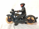 Hubley Harley-Davidson Cast Iron Motorcycle, 6 inches