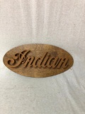 Wooden Indian Sign