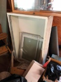 White Double Door Display Case