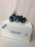 The Danbury Mint 1948 Indian Cheif Motorcycle ie Cast Replica