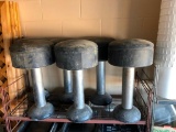 Six Vintage Soda Fountain Stools