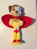 Mighty Mouse Squeeze Squeak Toy by Terryton 9.5in Tall w/ Cape