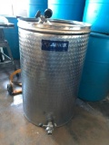 LAINOX Stainless Steel 80 Gallon / 300 Liter Variable Cap Tank, Italian, 26in x 39in