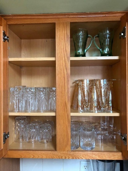Glassware, Tumblers, Whiskey Glasses Etc.