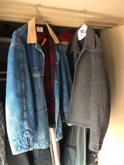 Moda Spiga Jacket and Polo Insulated Demin Jacket Size L