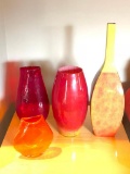 Lot of 4 Vases