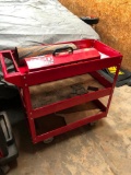 Metal Utility Cart and Tool Box