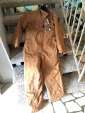 Tough Duck Insulated Coveralls Size Large