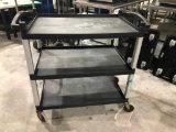 Cambro Commercial Utility Cart, 3 Shelves, 40in x 21in x 38in