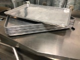 Lot of 10 NSF Aluminum Sheet Pan Racks, 18in x 26in, One Money for All 10